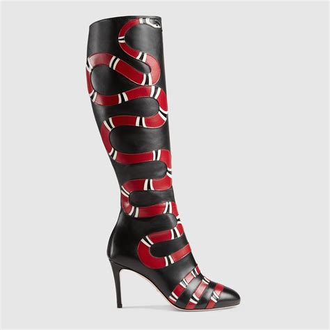 gucci boots women overtheknee boot|Gucci boots snake bottom.